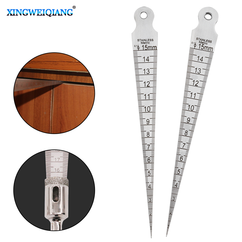 Seam Gauge Metal - 1PC TAPER Gauge Feeler 1-15 มม.สแตนเลส