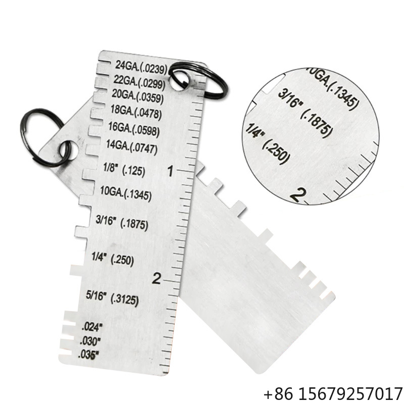 Seam Gauge Metal - เกจวัดความหนาสแตนเลส ไม้บรรทัดตรวจสอบรอยเชื่อม เกจวัดรอยเชื่อม คาลิปเปอร์ เครื่องมือวัดลวด/แผ่นโลหะ