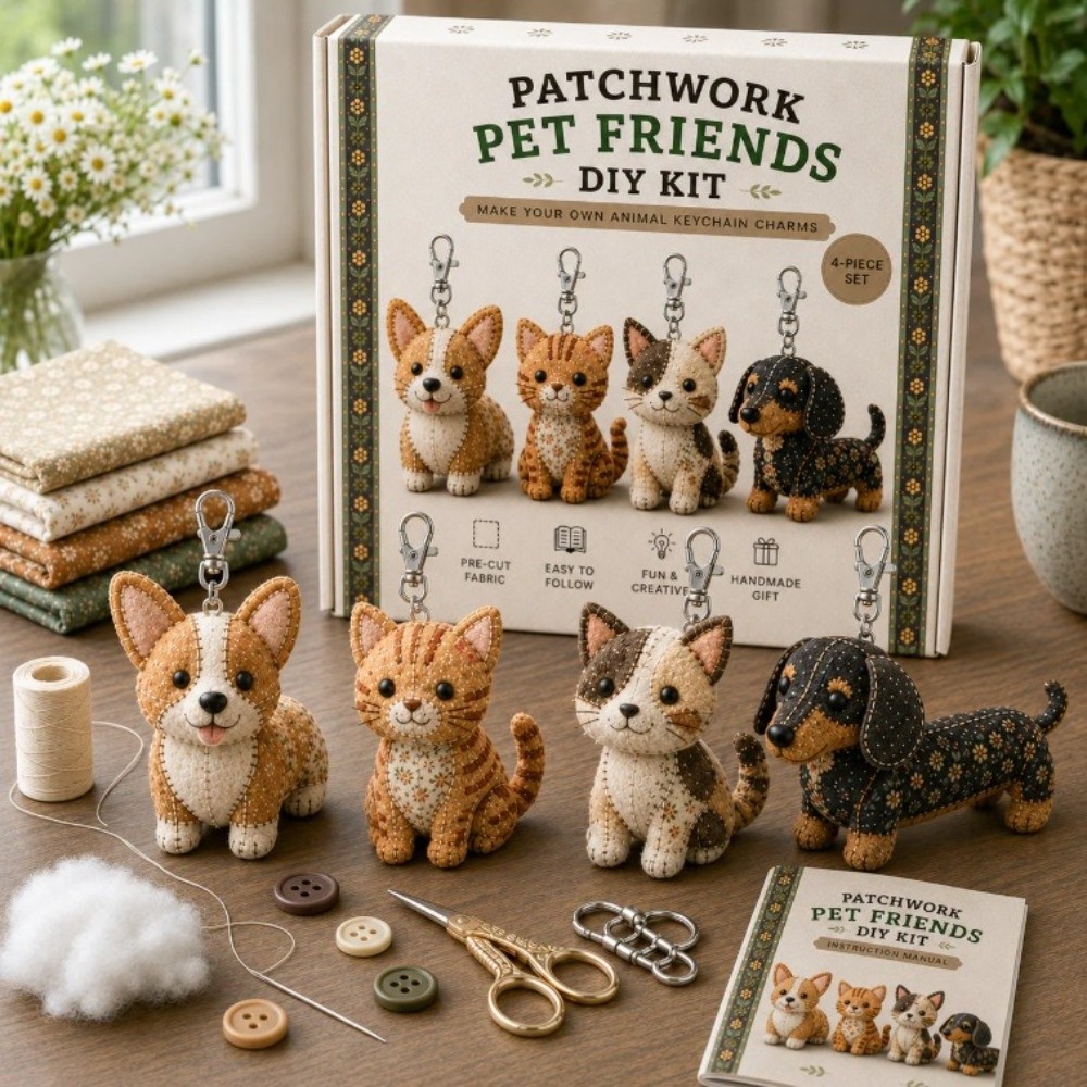 Textile Sewing Kit - ชุดเย็บผ้า 3 มิติ แบบสำเร็จรูป ชุดงานฝีมือ DIY