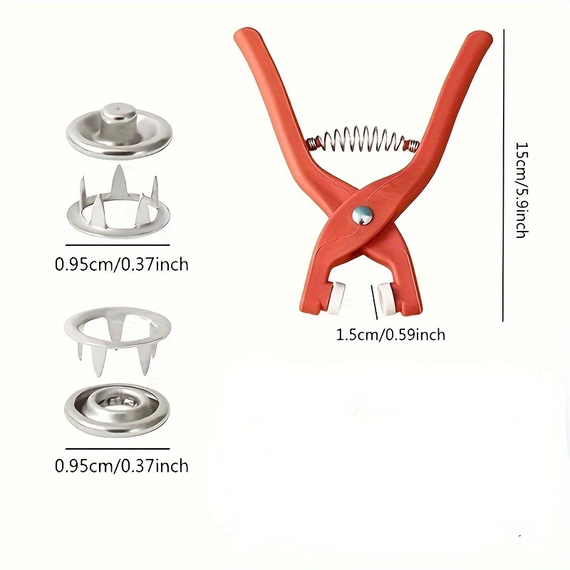 ชุดคีมย้ำกระดุมแบบใช้มือ 50 ชุ - Snap Button Plier บทวิจารณ์และราคา
