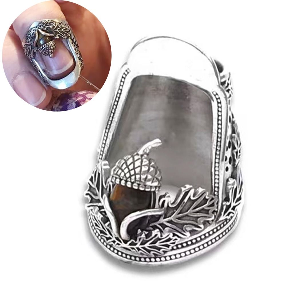 ปลอกนิ้วโลหะแบบเปิดสำหรับงานฝี - Sewing Thimble Metal บทวิจารณ์และราคา