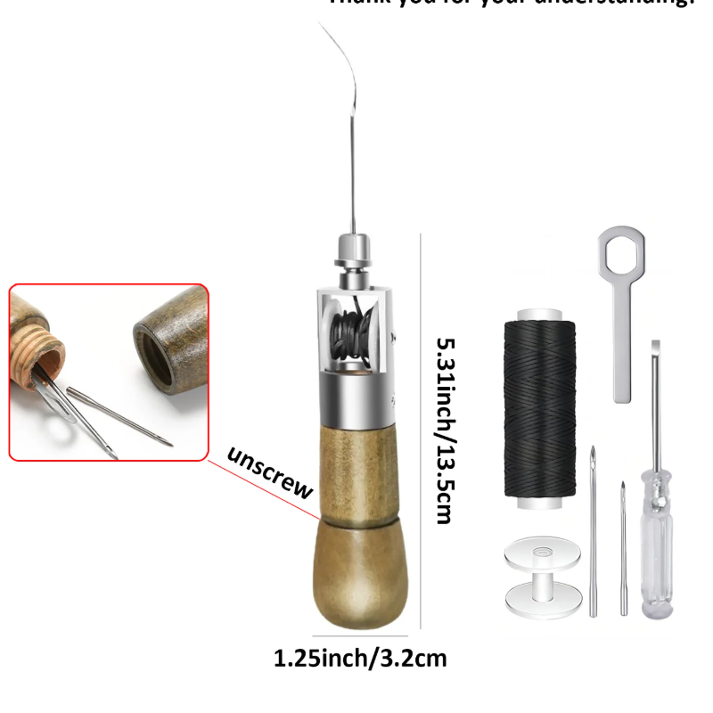 ชุดเครื่องมือเย็บหนังแบบมืออาช - Textile Sewing Kit บทวิจารณ์และราคา