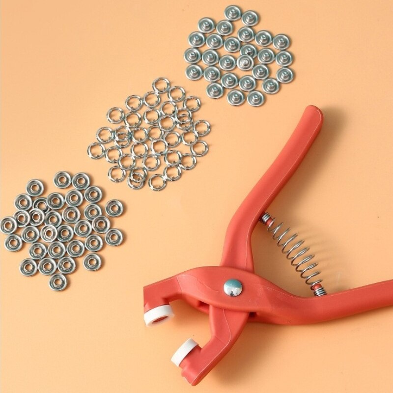 50ชุดคีมกรามห้าชิ้นขนาด9.5มม.  - Snap Button Plier บทวิจารณ์และราคา