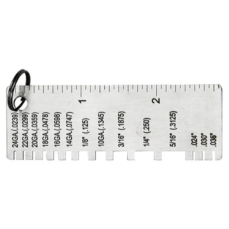 เกจวัดความหนาสแตนเลส ไม้บรรทัด - Seam Gauge Metal บทวิจารณ์และราคา