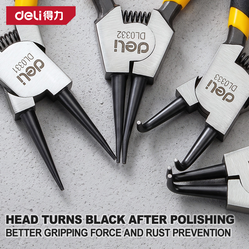 ชุดคีมถอดแหวนล็อค Deli ขนาด 5  - Snap Button Plier บทวิจารณ์และราคา