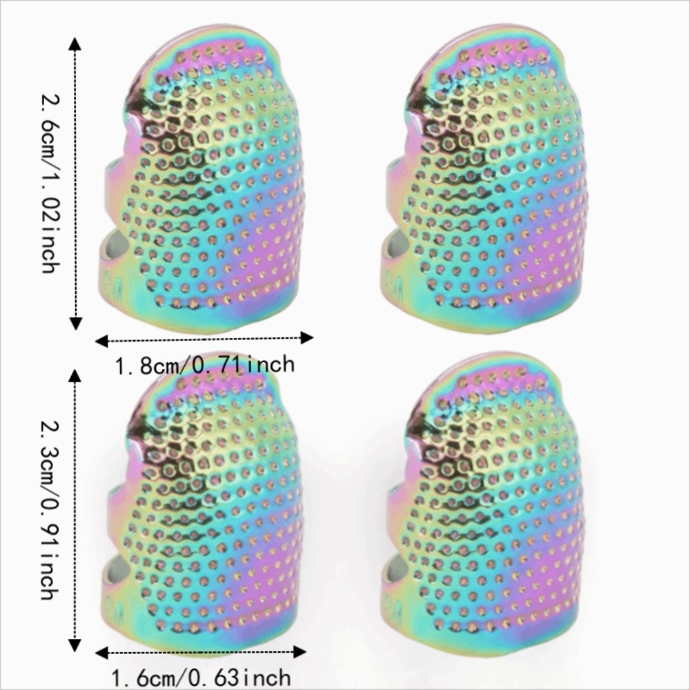 ปลอกนิ้วทองเหลืองทนทาน 4 ชิ้น  - Sewing Thimble Metal บทวิจารณ์และราคา