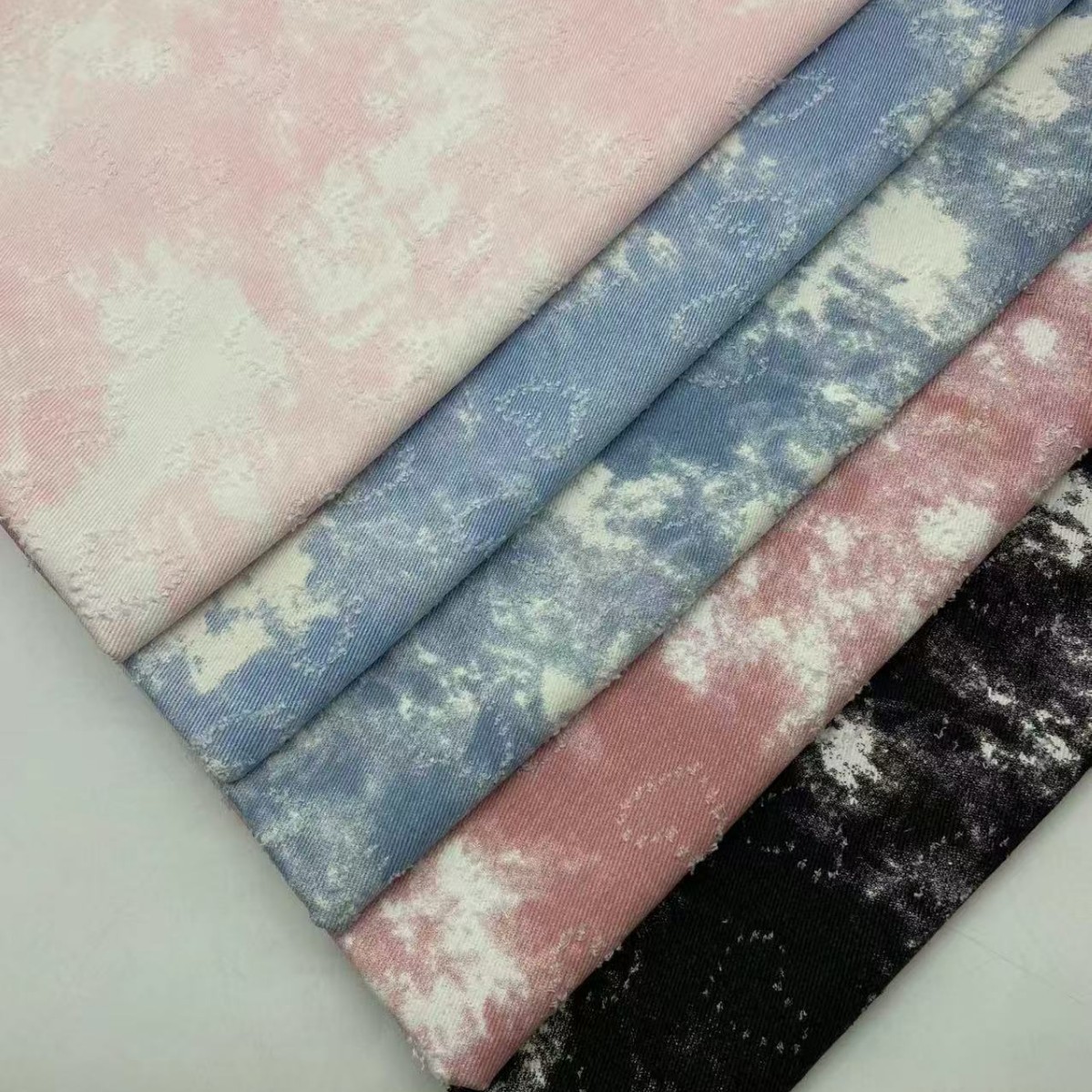 Blue Sky เมฆสีขาว Tie Dye ผ้าอ - Sewing Tie Dye บทวิจารณ์และราคา