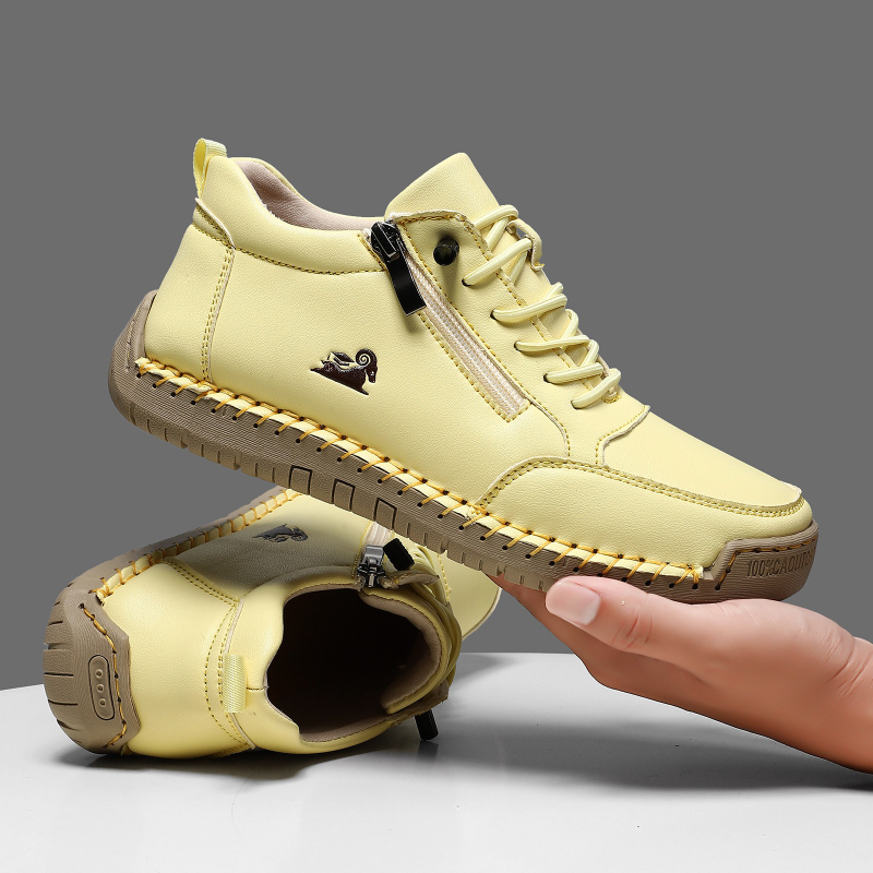 รองเท้าผ้าใบสตรีรองเท้าหนังทำม - Sewing Latex บทวิจารณ์และราคา