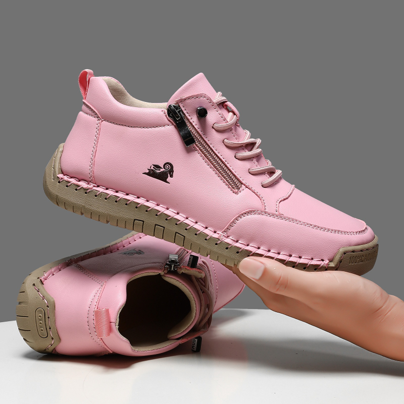 รองเท้าผ้าใบสตรีรองเท้าหนังทำม - Sewing Latex บทวิจารณ์และราคา