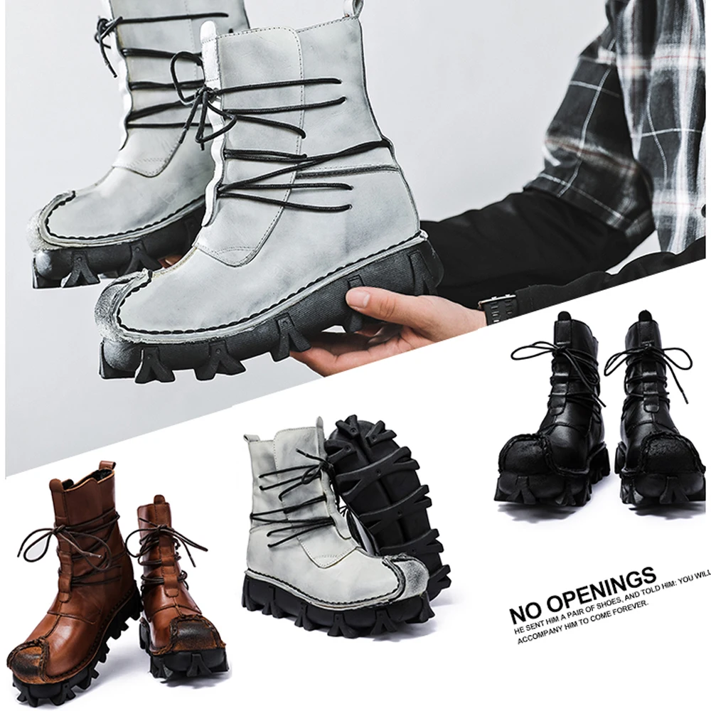 ผู้ชายของแท้หนัง Skull รองเท้า - Sewing Latex บทวิจารณ์และราคา